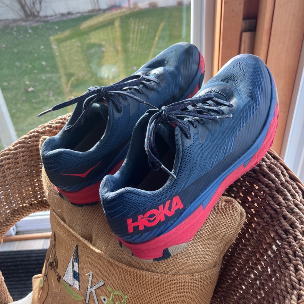 HOKA ONE Mens Trainers Torrent 2 Lace-Up Low-Top Running Sneakers Mesh Size 11.5